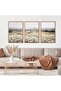 Signtouch Landscape Floral Botanical Wall Art 3-Piece Wooden Frame 40x60 cm - 2