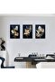 Signtouch Tropical Palm Wrap Framed Canvas Wall Art Set of 3 40x60 cm - 5