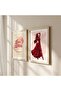 Signtouch Romantic Love Cafe Wall Art 2-Piece Natural Wood Frame 40x60 cm - 5