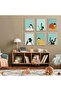 Signtouch Abstract Minimalist Portrait Line Drawing Wall Art Gold Frame 40x60 cm - 2