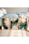 Signtouch Living Room Islamic Wall Art Set of 3 Outer Frame 50x70 cm - 4