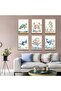 Signtouch Sea Animals Ocean Nursery Girls Wall Art 6-Piece Outer Frame 40x60 cm - 5