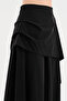 Women's Double Layered Look Lined Design Long Skirt - 6