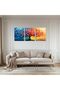 Signtouch Sun Abstract Motivational Landscape Framed Wall Art 3-Piece 40x60 cm - 3