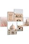 Signtouch Canva Hasbunallahu Wa Verse Islamic Wall Art Outer Frame 50x70 cm