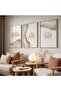 ALAYRA Living Room Islamic Wall Art Set of 3 Outer Frame 60x80 cm - 2