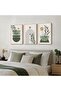Signtouch Sage Green Boho Canvas Wall Art Set of 3 Outer Frame 40x60 cm - 2
