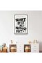 Signtouch What If It All Works Out Black Newspaper Wall Art Black Frame 50x70 cm - 7