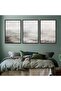 Signtouch Gray Abstract Minimalist Wall Art 3-Piece Natural Wood Frame 40x60 cm - 2