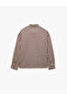 Comfortable Fit Embroidered Pocketed Long Sleeve Classic Collar Plaid Lumberjack Shirt - 6