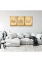 Signtouch Ayatul Kursi Calligraphy Wrap Framed Islamic Wall Art 3-Piece 30x40 cm - 2