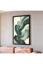 Signtouch Abstract Blue Black White Framed Canvas Wall Art Set of 3 40x60 cm