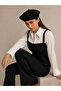 Black Stone Detailed Painter Beret Bere1102 - 4