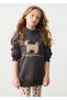 Hooded Girls' Sweatshirt Dress 4916