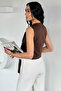 Women's Inner Lined Vest with Belt Accessory - 4