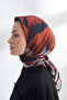 Floral Muse Desen the Tencel Edit Scarf - Bordo - 4