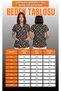 Women's V-Neck Bat Sleeve Dinosaur Patterned Black Terycotton Fabric Doctor Nurse Scrubs Uniform Single Top - 8