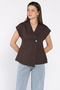 Women's Lined Single Button Vest - 2