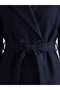 Xside Double-Breasted Collar Belted Women's Cashmere Coat - 4