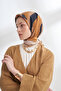 وشاح FLORAL MUSE DESEN THE TENCEL EDIT - لون جملي - 4