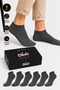 Men's Micro Modal Socks 6-Piece Boxed Organic Fabric Breathable Anti-Sweat Anti-Odor Socks