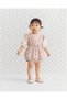 Baby Girl Floral Patterned Collar Embroidered Jumpsuit Thin Long Sleeve Tshirt 2-Piece Set Daily Special Occasions Holiday Wear