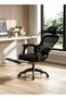 Ergonomic Office Chair, High Back Mesh Desk Chair with Adjustable Lumbar Support & Headrest, 90° Flip‑Up Armrests, SGS Certified Gas Lift, Reclining Computer Chair for Home Office, Black - 5