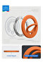 Grip Dual-Sided Magnetic Phone Ring Holder | Durable Silicone Finger Strap - Cosmic Orange - 4