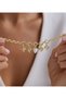 Heart-Shaped Dangle Stone Chain Bracelet - 2