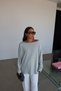 Long Sleeve Boat Neck Blouse - 5