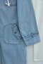 كابوت دينيم بجيبين وأزرار وغطاء للرأس - أزرق فاتح - 2