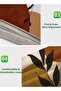طقم أغطية وسائد مربعة بوهو للأريكة مكون من 4 قطع، أغطية وسائد زخرفية 45 × 45 سم، غطاء وسادة من الكتان بنمط أوراق الشجر، غلاف وسادة بوهو، أغطية وسائد زخرفية، واقيات وسائد - 5