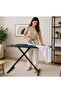 Foldable Ironing Board with Iron Rest | 110x33cm Large Surface | Adjustable Height 80cm - 3