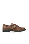 Brown Leather Women's Flat Shoes