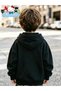 Children's Happy Lucky Printed Hoodie Hooded Sweatshirt Combed Cotton Fabric 3 Yarns Ribbed Unisex Winter Sweatshirt - 2