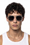 Cirelto Clear Black Men's Sunglasses