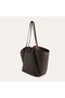 Women's Brown Leather Look Handbag - 2