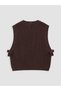 Lcw Kids Ecru Girls' Embroidered Knitwear Sweater and Shirt Set - 7