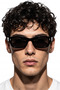 Zaravio Black Black Men's Sunglasses