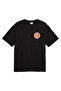 Graphic Sun Relaxed Men's Black Casual Style T-Shirt 63675901 - 4