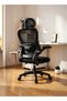 Ergonomic Office Chair, High Back Mesh Desk Chair with Adjustable Lumbar Support & Headrest, 90° Flip‑Up Armrests, SGS Certified Gas Lift, Reclining Computer Chair for Home Office, Black - 3
