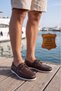 Nautical Genuine Leather Brown Rubber Anti-Yellowing Sole Boat Shoe Loafer Moccasin Casual - 5