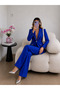 Glittery Piping Jacket and Trousers Double Blazer Set - 2
