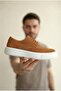 Zrc149 High Quality Thick Sole Lace-Up Men's Classic Casual Shoes Suede Tan