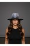 Special Design Fedora Trilby Hat Adjustable Cowboy Trilby with Gold Accessories - 5