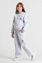 Star Embroidered Three-Thread Girls' Double Set - 26K 6437