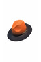 Special Design Fedora Trilby Hat Adjustable Cowboy Trilby with Gold Accessories - 5