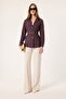 Belt-Detained Gold Button Jacket