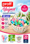 Rain Clothespin Basket Gift Set of 20 Stainless Spring-Loaded Colorful Clothespins