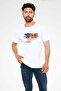 Usa Flag Brushstroke Printed T-Shirt - 2
